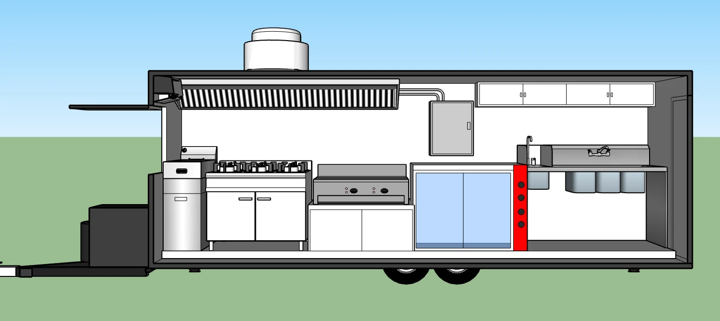 18ft concession bbq trailer design 18ft concession bbq trailer design