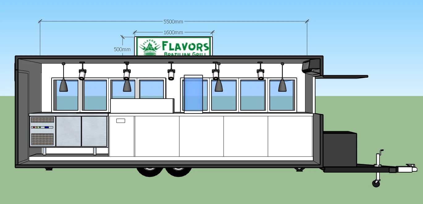 fully equipped concession bbq trailer design fully equipped concession bbq trailer design