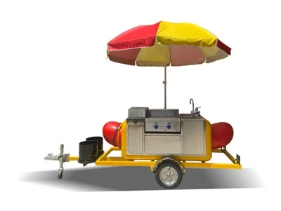 Kolica s stalkom za hot dog